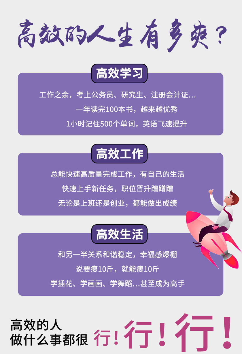 超级高效术,让你的人生效率快人10倍【完结】
